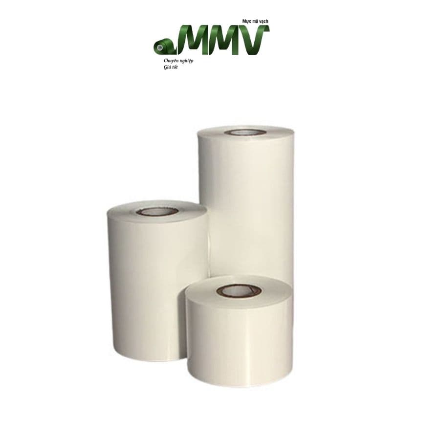 DNP R410D - Ultra-Durable Opaque White Resin Thermal Transfer Ribbon for Dark Surfaces