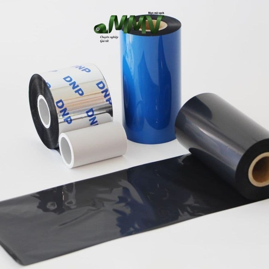 DNP TR3022 Blue Wax Ribbon – High-Contrast Color Barcode Printing (PMS 286C)