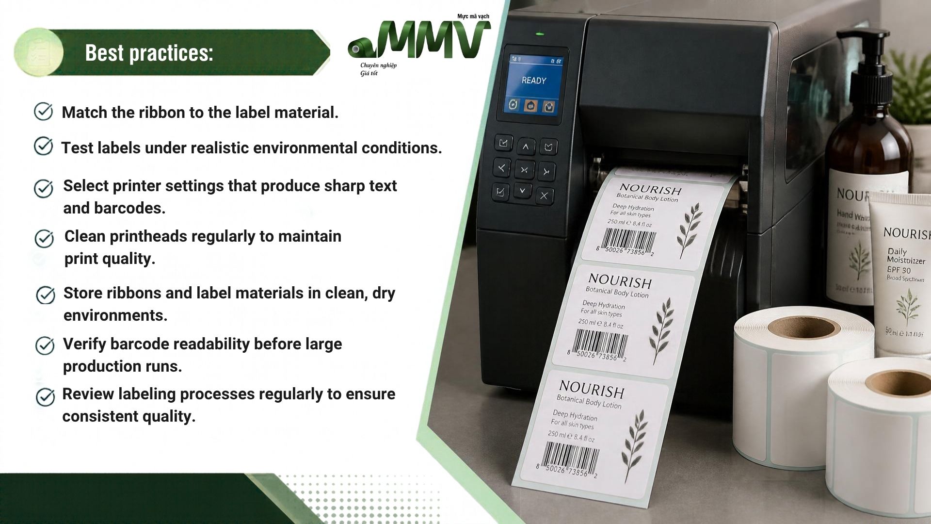 Best Practices for Personal Care Label Printing