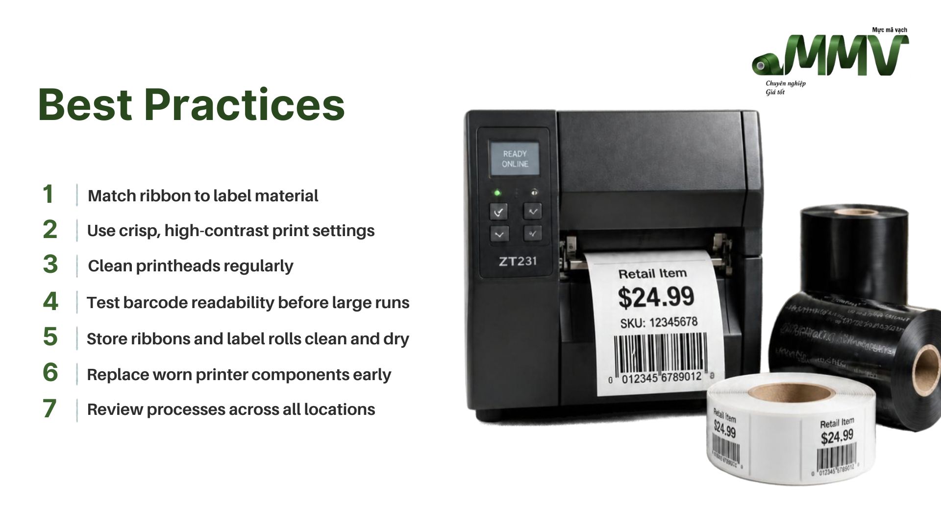 Best Practices for Retail Label Printing
